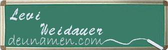 Levi Weidauer Visitenkarte